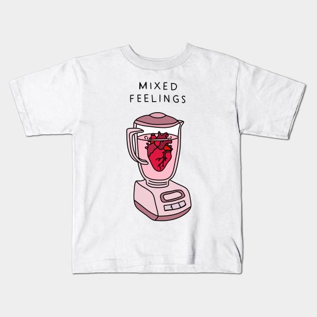 Mixed feelings Kids T-Shirt by bluesalem